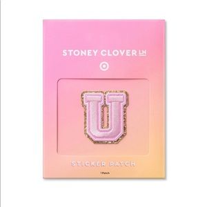 Stoney Clover Lane x Target U Patch Pink Glitter NWT HTF